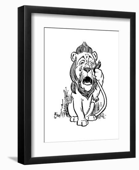 The Wonderful Wizard of Oz-William W^ Denslow-Framed Art Print