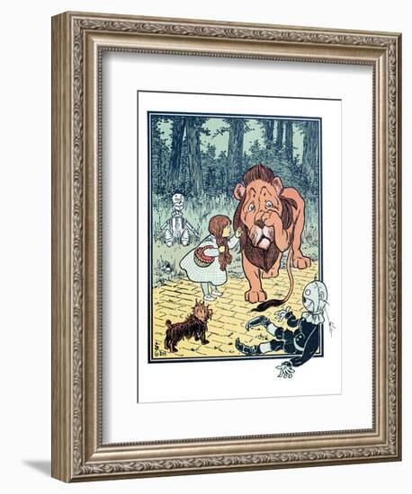 The Wonderful Wizard of Oz-William W^ Denslow-Framed Art Print