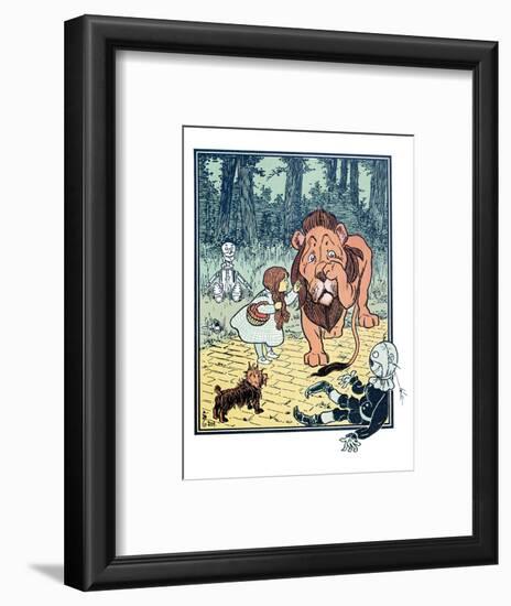 The Wonderful Wizard of Oz-William W^ Denslow-Framed Art Print