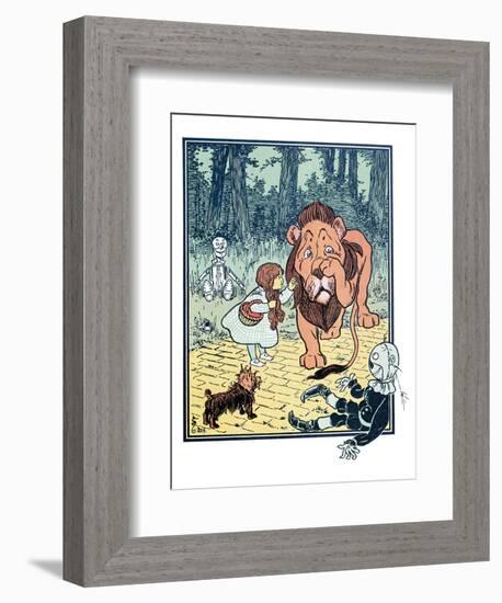 The Wonderful Wizard of Oz-William W^ Denslow-Framed Art Print