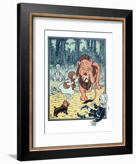 The Wonderful Wizard of Oz-William W^ Denslow-Framed Art Print