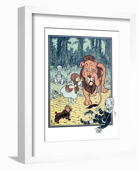 The Wonderful Wizard of Oz-William W^ Denslow-Framed Art Print