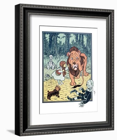 The Wonderful Wizard of Oz-William W^ Denslow-Framed Art Print