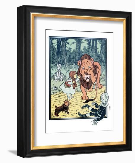 The Wonderful Wizard of Oz-William W^ Denslow-Framed Art Print