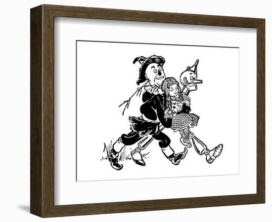 The Wonderful Wizard of Oz-William W^ Denslow-Framed Art Print