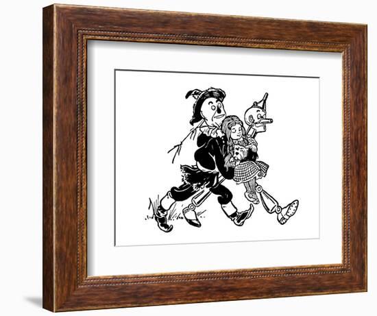 The Wonderful Wizard of Oz-William W^ Denslow-Framed Art Print