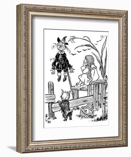 The Wonderful Wizard of Oz-William W^ Denslow-Framed Art Print