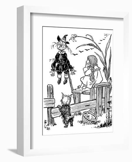 The Wonderful Wizard of Oz-William W^ Denslow-Framed Art Print