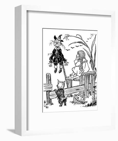 The Wonderful Wizard of Oz-William W^ Denslow-Framed Art Print