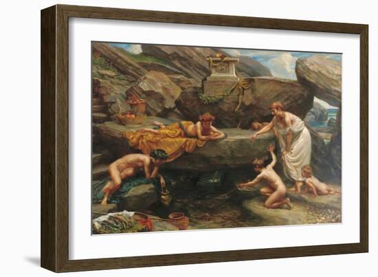 The Wonders of the Deep: an Idyll-Sir Edward John Poynter-Framed Giclee Print