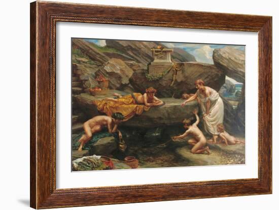 The Wonders of the Deep: an Idyll-Sir Edward John Poynter-Framed Giclee Print