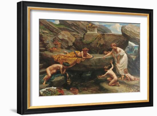 The Wonders of the Deep: an Idyll-Sir Edward John Poynter-Framed Giclee Print