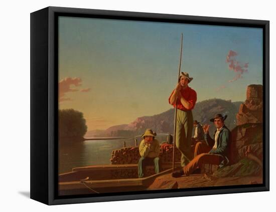 The Wood-Boat, 1850-George Caleb Bingham-Framed Premier Image Canvas