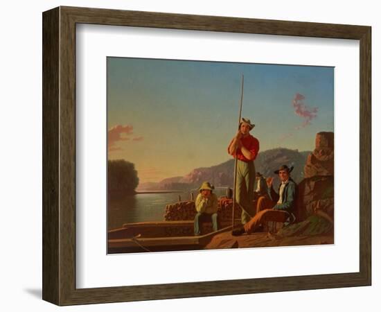 The Wood-Boat, 1850-George Caleb Bingham-Framed Giclee Print