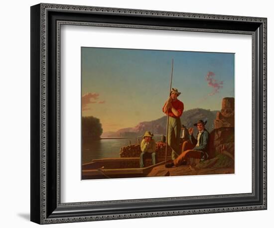 The Wood-Boat, 1850-George Caleb Bingham-Framed Giclee Print