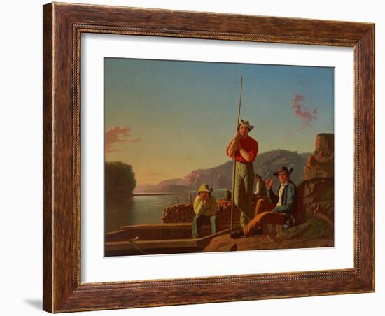 The Wood-Boat, 1850-George Caleb Bingham-Framed Giclee Print