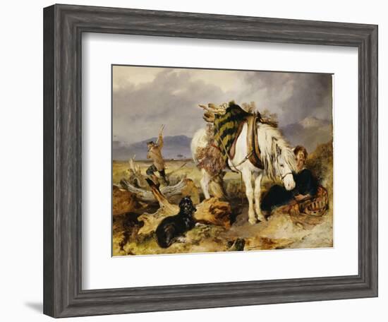 The Wood Cutter-Edwin Henry Landseer-Framed Giclee Print