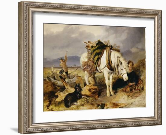 The Wood Cutter-Edwin Henry Landseer-Framed Giclee Print