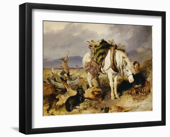 The Wood Cutter-Edwin Henry Landseer-Framed Giclee Print