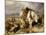 The Wood Cutter-Edwin Henry Landseer-Mounted Giclee Print
