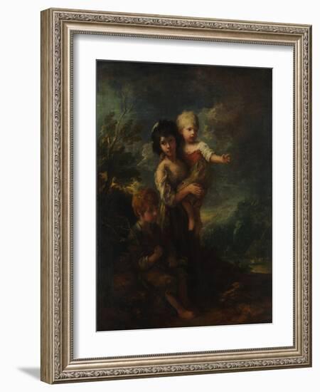 The wood gatherers, 1787-Thomas Gainsborough-Framed Giclee Print