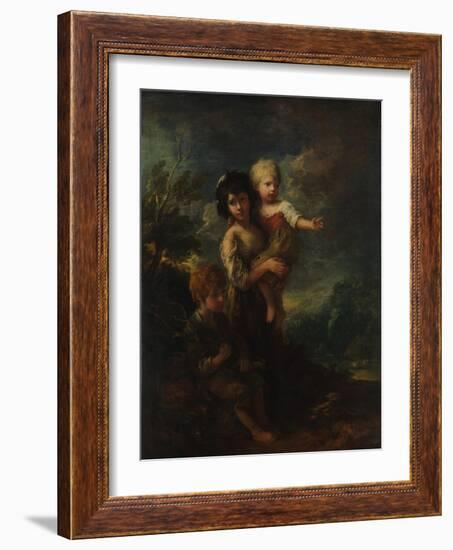 The wood gatherers, 1787-Thomas Gainsborough-Framed Giclee Print