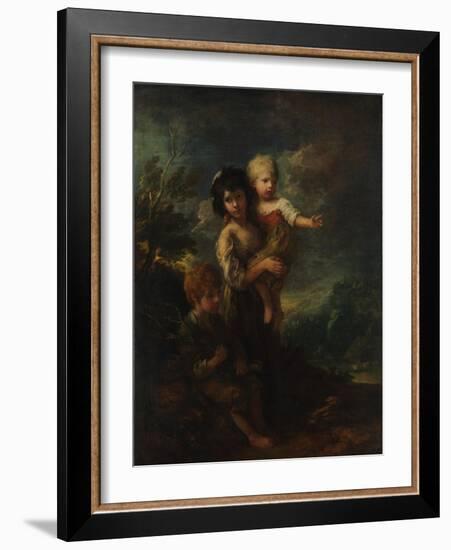 The wood gatherers, 1787-Thomas Gainsborough-Framed Giclee Print