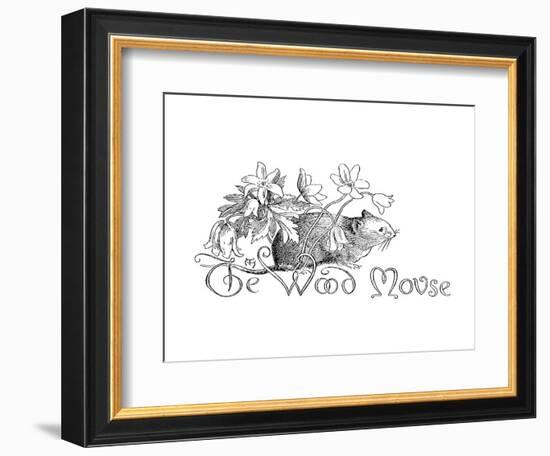 The Wood Mouse-Arthur Hughes-Framed Premium Giclee Print