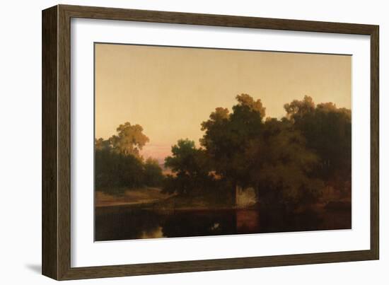 The Wood of the Nymph Egeria (Oil on Canvas)-Antoine Auguste Ernest Herbert or Hebert-Framed Giclee Print