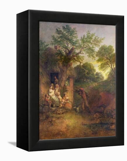 The Woodcutter's House-Thomas Gainsborough-Framed Premier Image Canvas