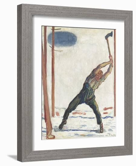 The Woodcutter-Ferdinand Hodler-Framed Giclee Print