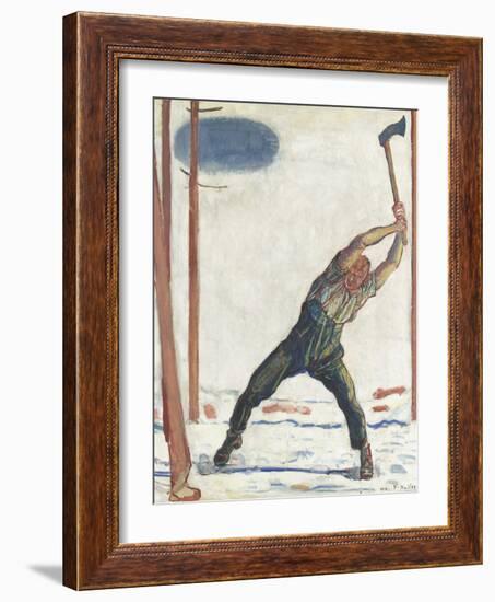 The Woodcutter-Ferdinand Hodler-Framed Giclee Print