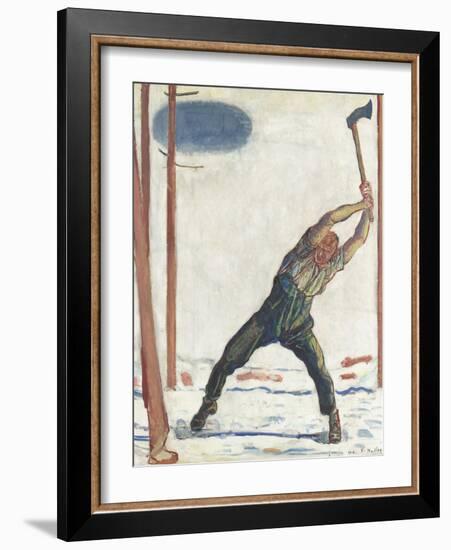 The Woodcutter-Ferdinand Hodler-Framed Giclee Print