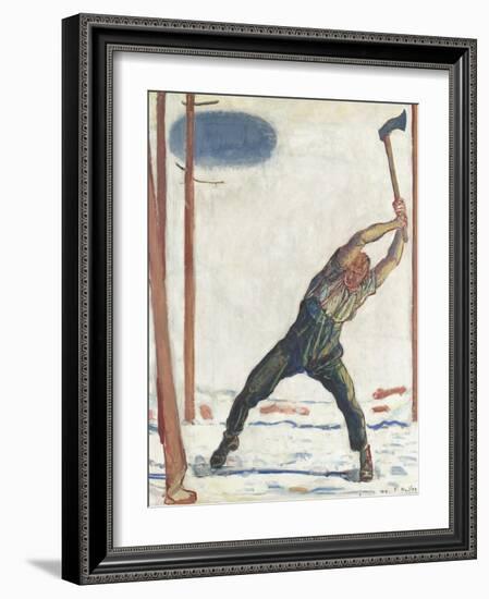 The Woodcutter-Ferdinand Hodler-Framed Giclee Print