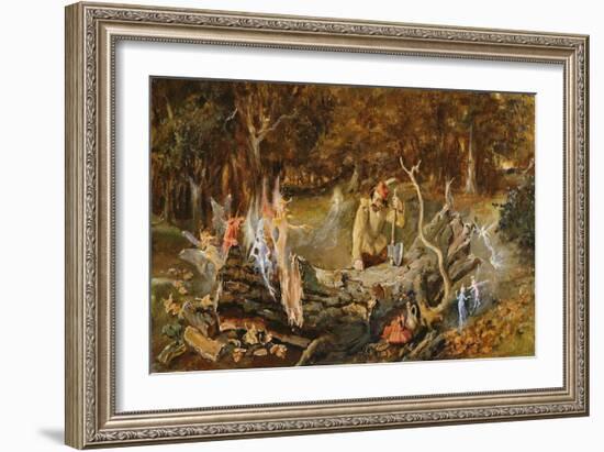 The Woodcutter-John Anster Fitzgerald-Framed Giclee Print