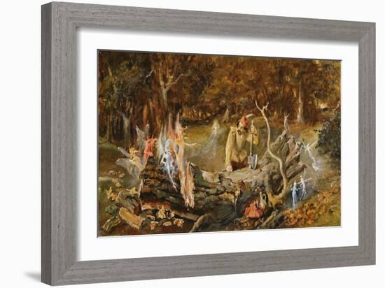 The Woodcutter-John Anster Fitzgerald-Framed Giclee Print