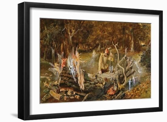 The Woodcutter-John Anster Fitzgerald-Framed Giclee Print