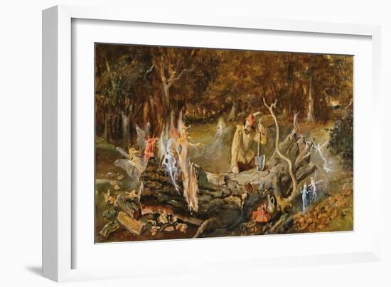 The Woodcutter-John Anster Fitzgerald-Framed Giclee Print