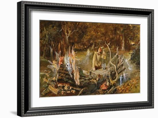 The Woodcutter-John Anster Fitzgerald-Framed Giclee Print