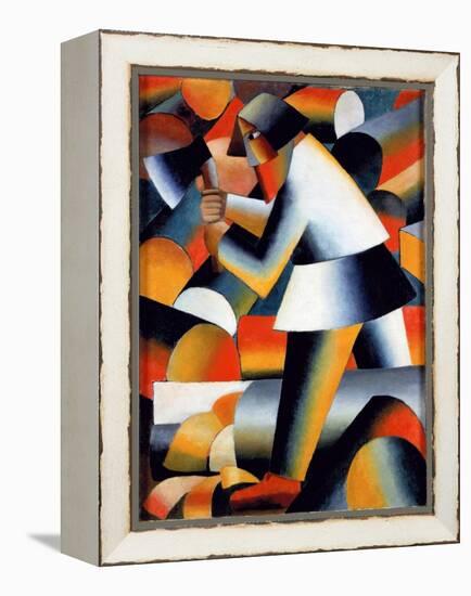 The Woodcutter-Kazimir Severinovich Malevich-Framed Premier Image Canvas