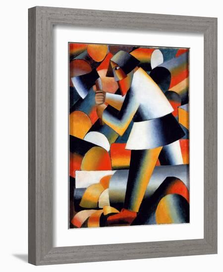 The Woodcutter-Kazimir Severinovich Malevich-Framed Giclee Print