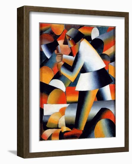 The Woodcutter-Kazimir Severinovich Malevich-Framed Giclee Print