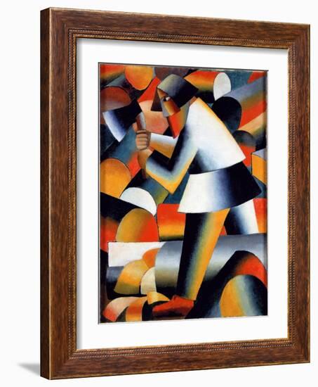 The Woodcutter-Kazimir Severinovich Malevich-Framed Giclee Print