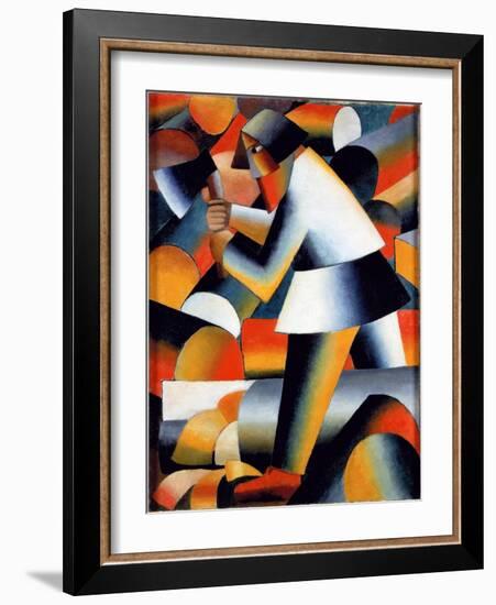 The Woodcutter-Kazimir Severinovich Malevich-Framed Giclee Print