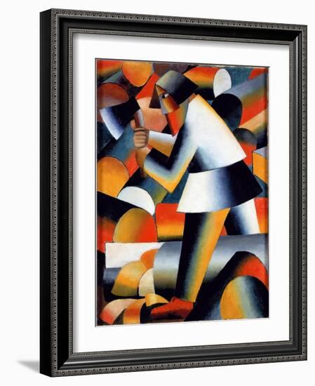 The Woodcutter-Kazimir Severinovich Malevich-Framed Giclee Print