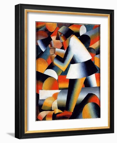 The Woodcutter-Kazimir Severinovich Malevich-Framed Giclee Print