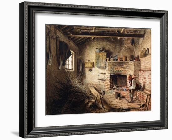 The Woodcutters Breakfast, C.1832-1834-William Henry Hunt-Framed Giclee Print