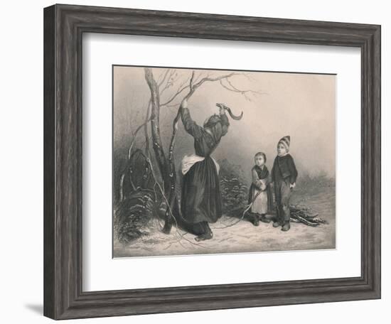 'The Woodcutters', c1850-Unknown-Framed Giclee Print