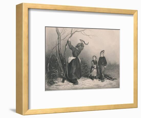 'The Woodcutters', c1850-Unknown-Framed Giclee Print