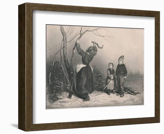 'The Woodcutters', c1850-Unknown-Framed Giclee Print